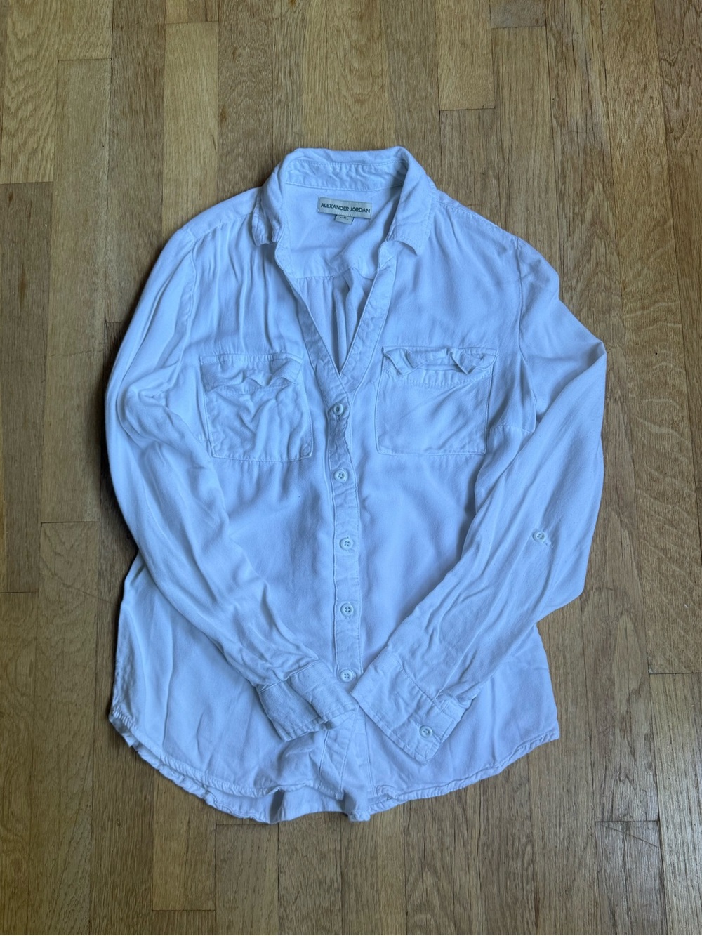 Alexander Jordan White Button Up Size S